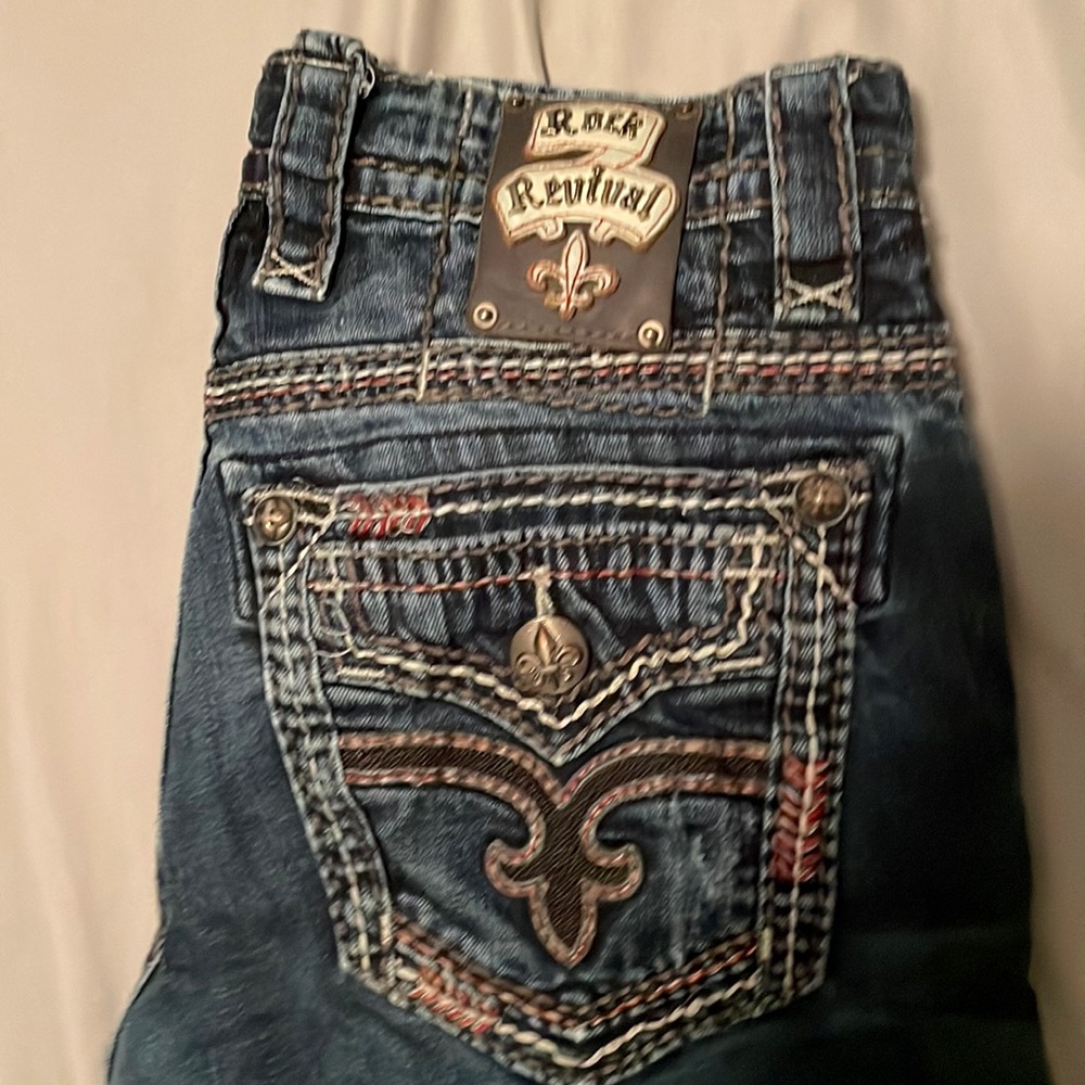 Mens Rock Revival Jean’s